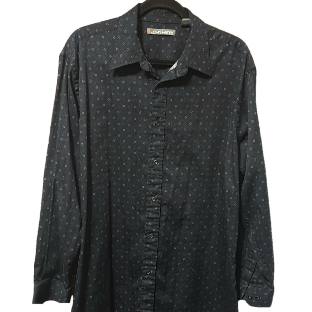 John Henry Long Sleeve Button-Down Shirt
